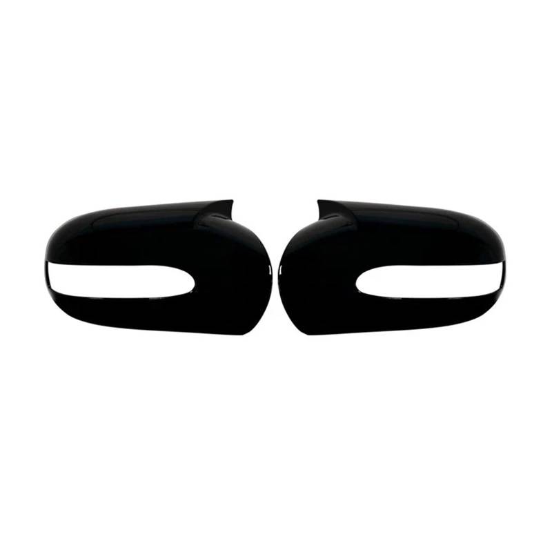 Spiegelkappe Für E C-Klasse W203 W211 2001 2002 2003 2004 2005 2006 2007 Schwarz Glänzend 2PCs Seitenspiegelkappen Rückspiegelabdeckungen Seite Spiegel Kappen(Gloss Black) von WLNWERDPKK