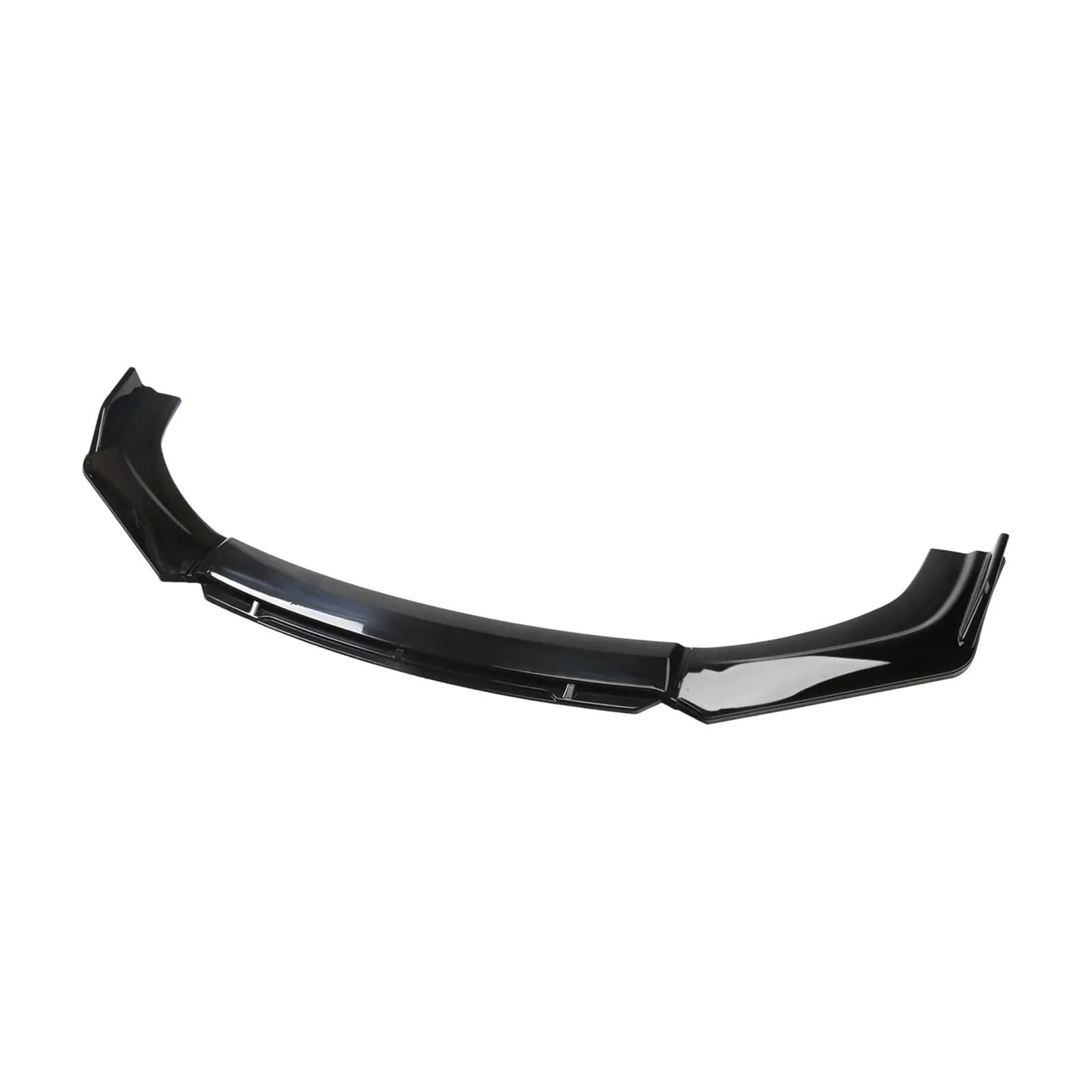 Spoiler 3 Stück Universal Auto Front Stoßstange Lip Kit Auto Heckspoiler Spoiler Wing(Black) von WLNWERDPKK