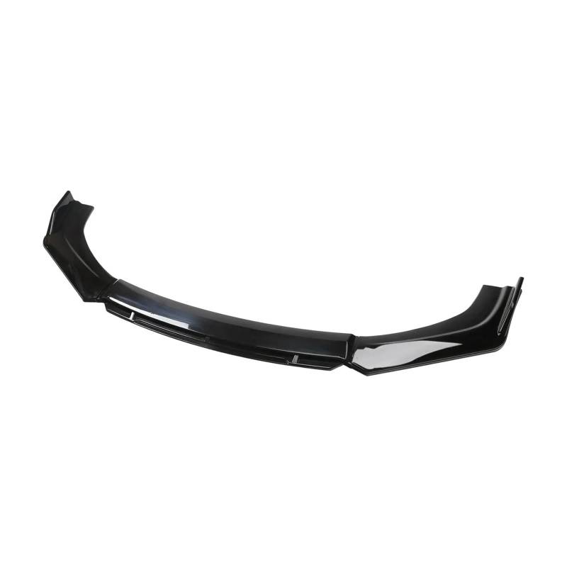 Spoiler 3 Stück Universal Auto Front Stoßstange Lip Kit Auto Heckspoiler Spoiler Wing(Black) von WLNWERDPKK