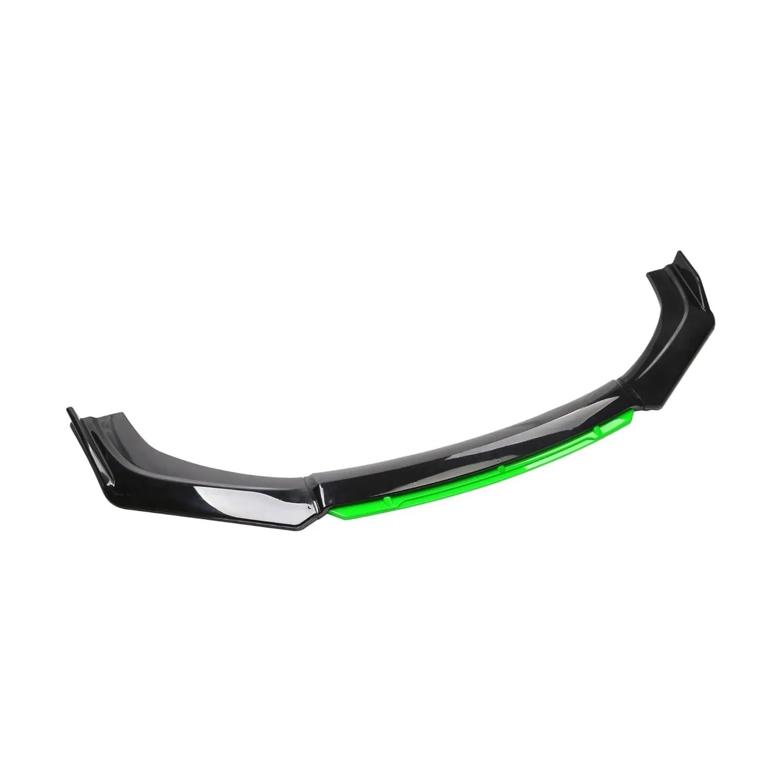 Spoiler 3 Stück Universal Auto Front Stoßstange Lip Kit Auto Heckspoiler Spoiler Wing(Black Green) von WLNWERDPKK