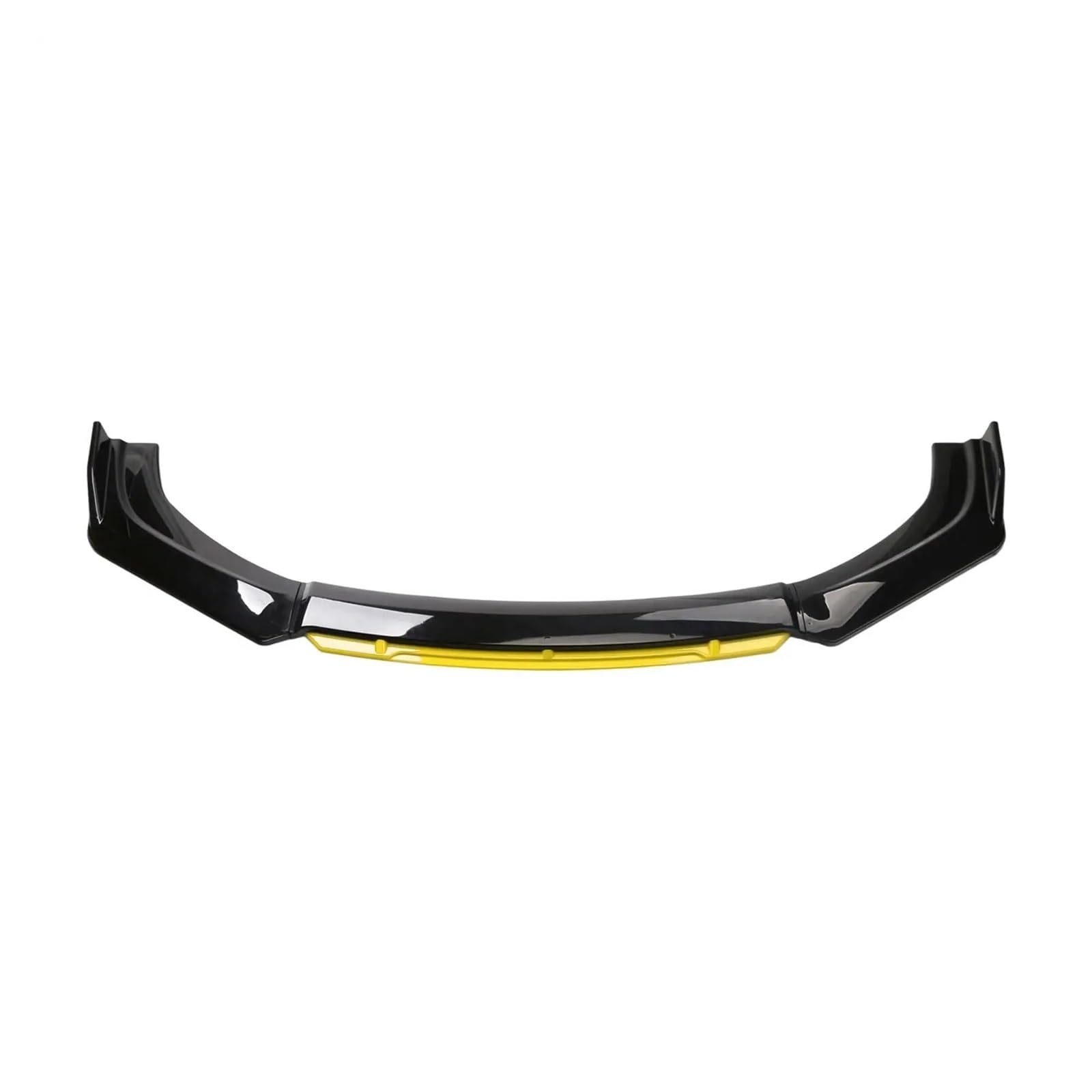 Spoiler 3 Stück Universal Auto Front Stoßstange Lip Kit Auto Heckspoiler Spoiler Wing(Black Yellow) von WLNWERDPKK