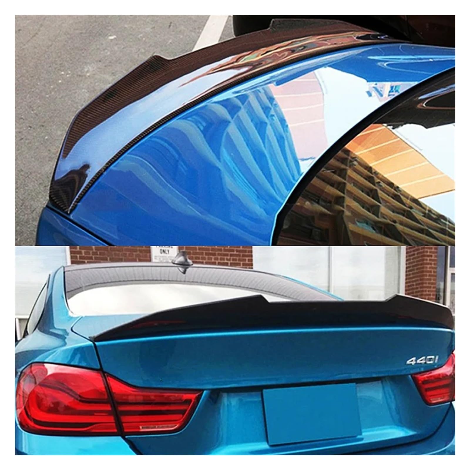 Spoiler Für 4er F32 F33 F36 Für M4 Für MP Für PSM Heckspoilerflügel Außentuningzubehör Spoiler Wing(Unpainted 10) von WLNWERDPKK