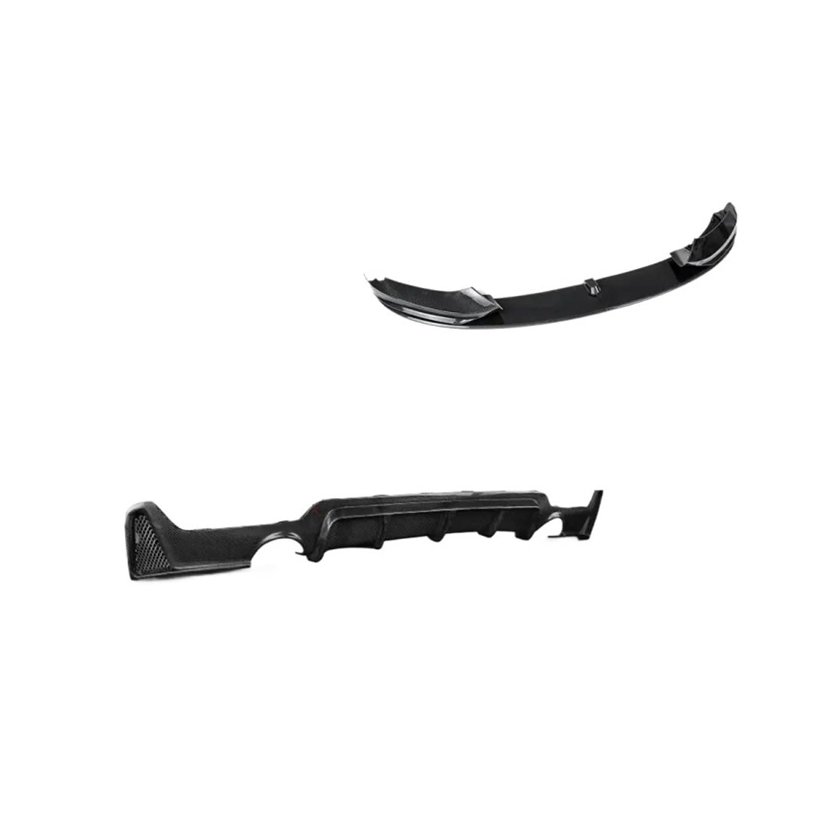 Spoiler Für 4er F32 F36 Für Coupé F33 Für 2-Türer 2014-2020 Auto Heckdiffusor Splitter & Frontspoilerlippe Spoiler Wing(Carbon Fiber Look) von WLNWERDPKK