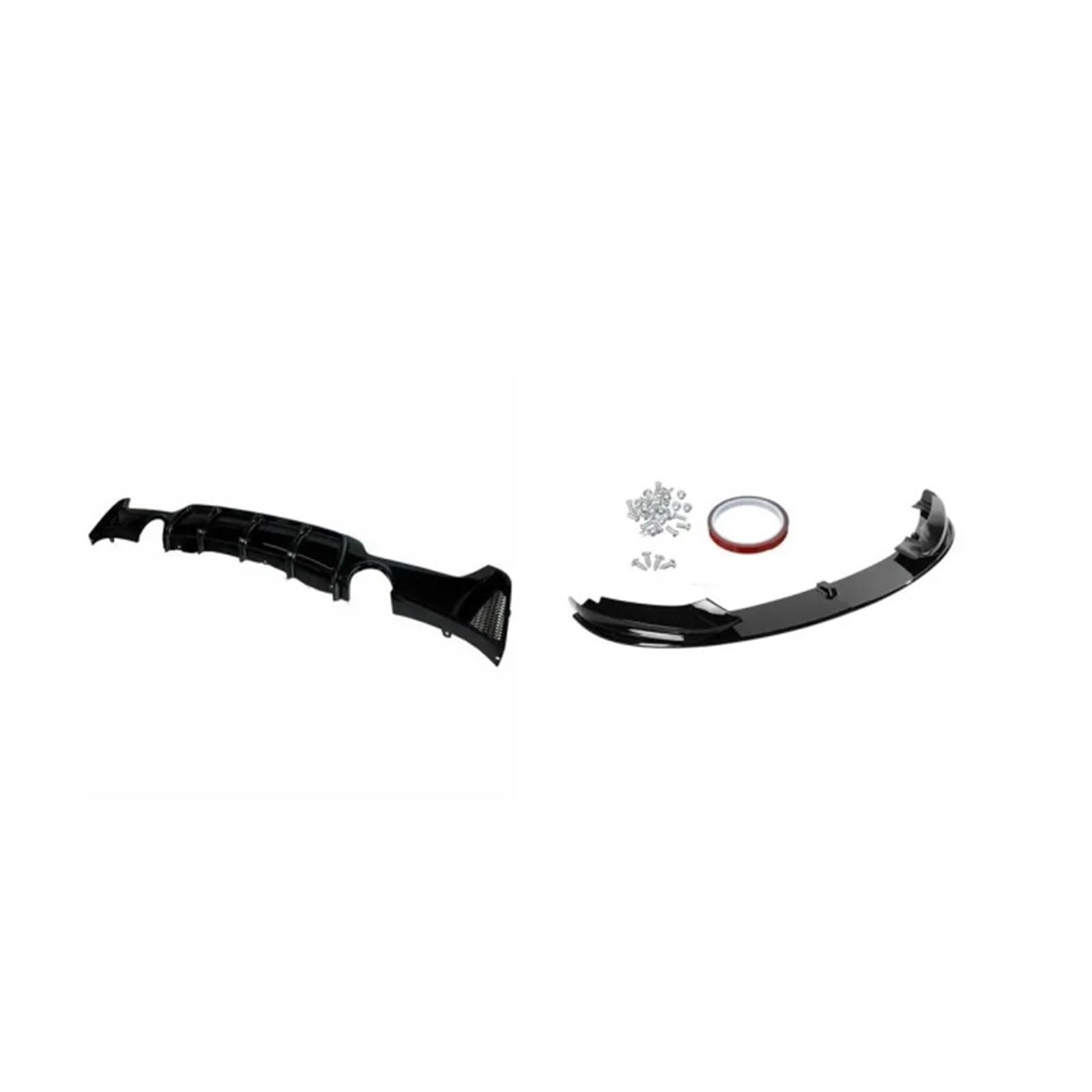 Spoiler Für 4er F32 F36 Für Coupé F33 Für 2-Türer 2014-2020 Auto Heckdiffusor Splitter & Frontspoilerlippe Spoiler Wing(Gloss Black) von WLNWERDPKK