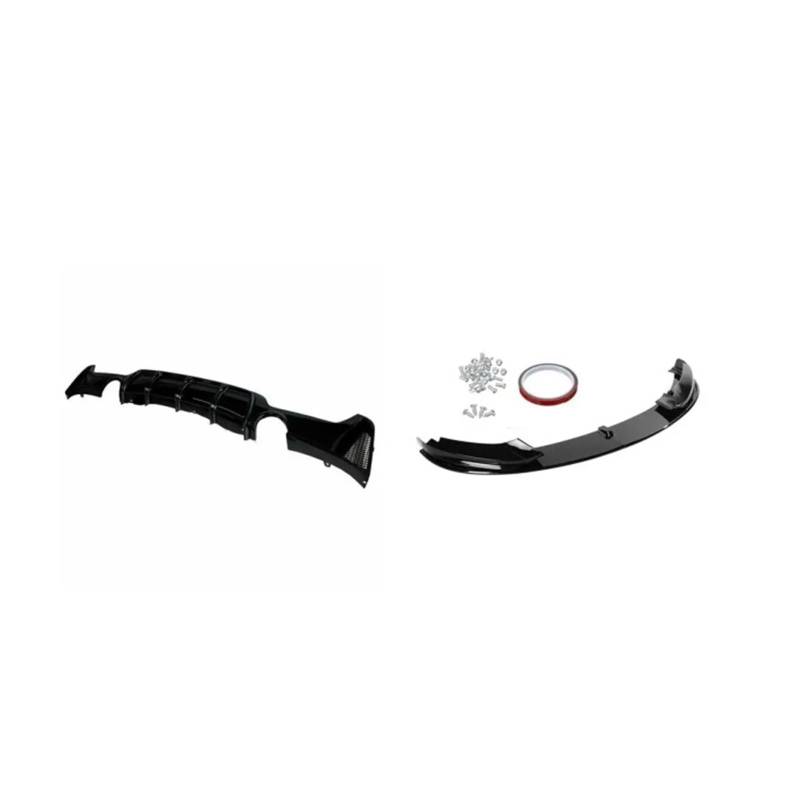 Spoiler Für 4er F32 F36 Für Coupé F33 Für 2-Türer 2014-2020 Auto Heckdiffusor Splitter & Frontspoilerlippe Spoiler Wing(Gloss Black) von WLNWERDPKK