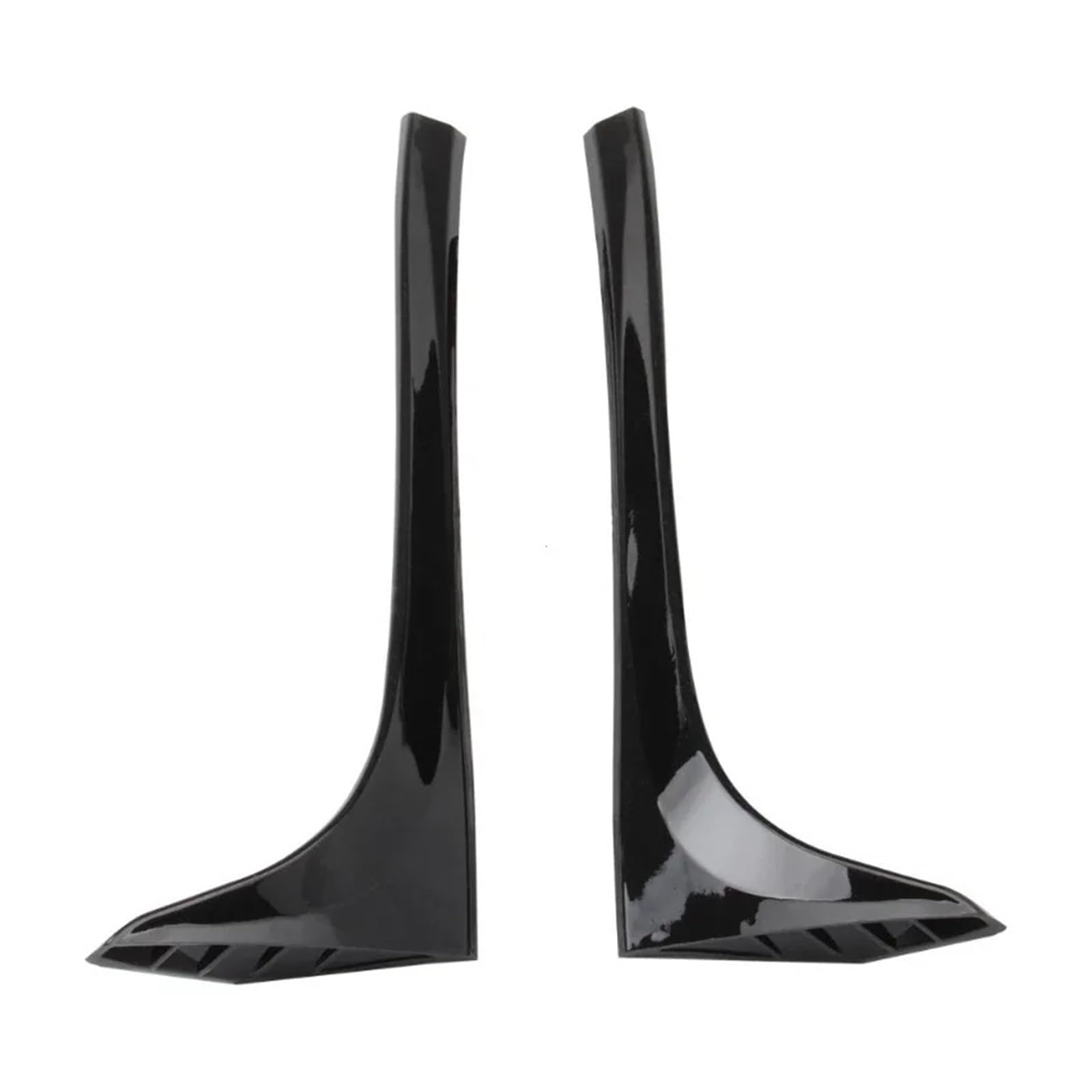 Spoiler Für 7 7.5 MK7 MK7.5 2014-2018 2 Stück Heckscheiben-Seiten-Heckspoiler Canards Splitter Zubehör Spoiler Wing(Bright Black) von WLNWERDPKK