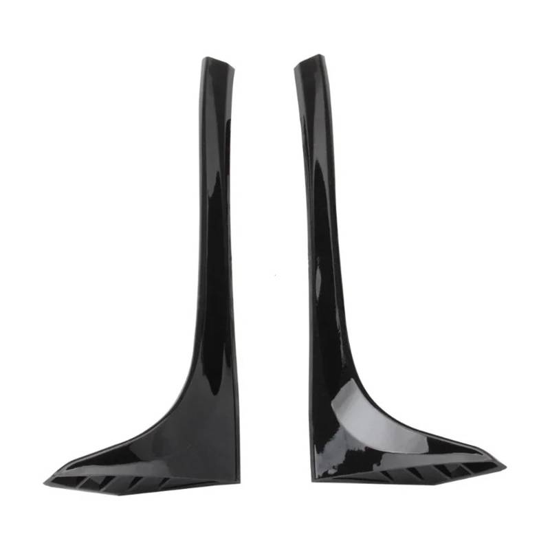 Spoiler Für 7 7.5 MK7 MK7.5 2014-2018 2 Stück Heckscheiben-Seiten-Heckspoiler Canards Splitter Zubehör Spoiler Wing(Bright Black) von WLNWERDPKK