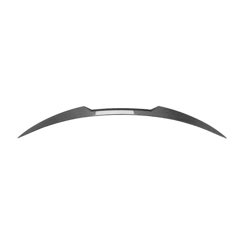 Spoiler Für Alfa Romeo Für Stelvio 2018-2024 Auto Hinten Mitte Spoiler Flügel Schwanz Lip Trim Spoiler Wing(Carbon Fiber Look) von WLNWERDPKK