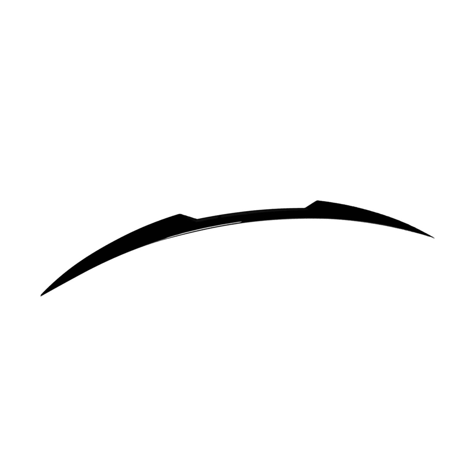 Spoiler Für Alfa Romeo Für Stelvio 2018-2024 Auto Hinten Mitte Spoiler Flügel Schwanz Lip Trim Spoiler Wing(Glossy Black) von WLNWERDPKK