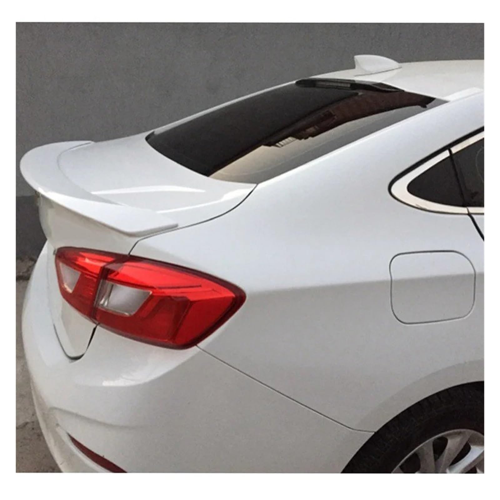 Spoiler Für Cruze 2017 Spoiler Auto Hinten Flügel Primer Farbe Heckspoiler Spoiler Wing(Unpainted Spoiler) von WLNWERDPKK