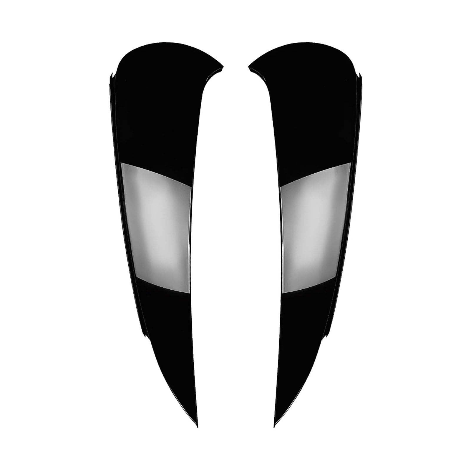 Spoiler Für E-Klasse W214 E260 E300 Für AMG 2024+ 2PCS Auto Heckspoiler Spoiler Ansaugdekoration Verkleidung Spoiler Wing(Glossy Black) von WLNWERDPKK
