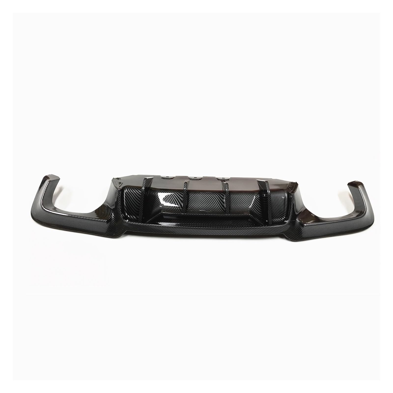 Spoiler Für F10 F11 528 535 540 Für M-Tech 2011-2017 Auto Heckstoßstange Lip Spoiler Diffusor Schutz Auspuffplatte Splitter Spoiler Wing(Carbon Fiber Look) von WLNWERDPKK