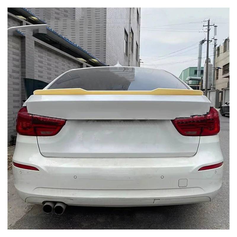 Spoiler Für F34 3GT 320i 328i 335i 2013+ Heckspoilerlippe Fiber Wing Spoiler Car Styling Heckspoiler Spoiler Wing(Matt Black) von WLNWERDPKK