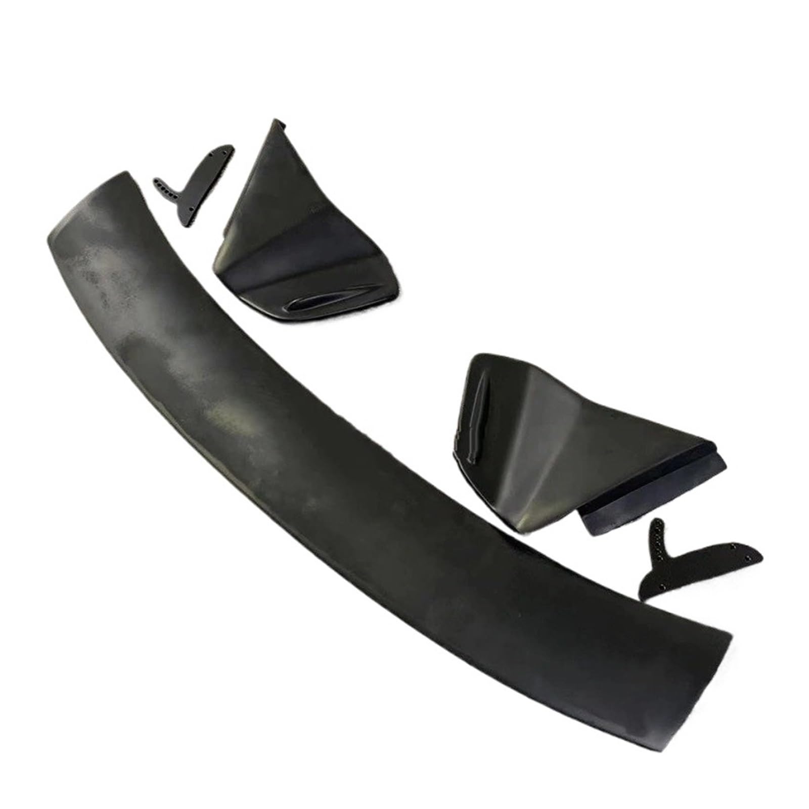 Spoiler Für F56 Für GP Stil Spoiler Heckspoilerflügel Mit Verstellbarer Klinge Außenzubehör Body Kit Spoiler Wing(Bright Black) von WLNWERDPKK