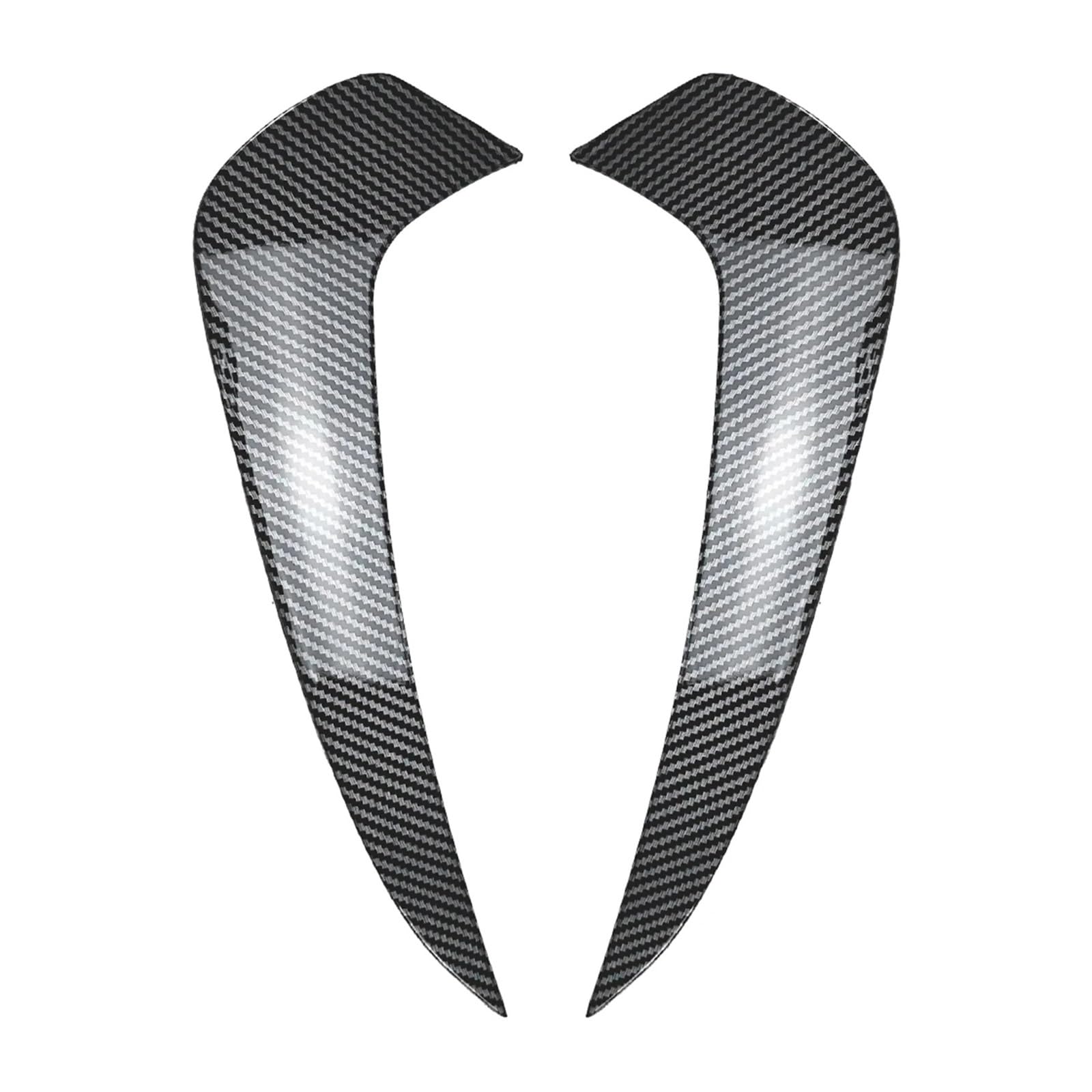 Spoiler Für Für Coupe C254 GLC260 GLC300 2023-2024 Heckstoßstange Splitter Spoiler Auto Seite Luftauslassabdeckung Spoiler Wing(Carbon Fiber Look) von WLNWERDPKK
