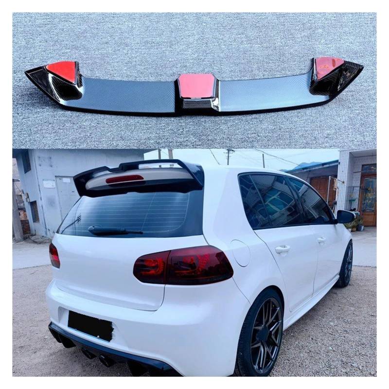 Spoiler Für Für Golf 6 MK6 2009 2010 2011 2012 2013 Spoiler Heckscheibe Dachspoiler Spoiler Wing(Dark Grey) von WLNWERDPKK