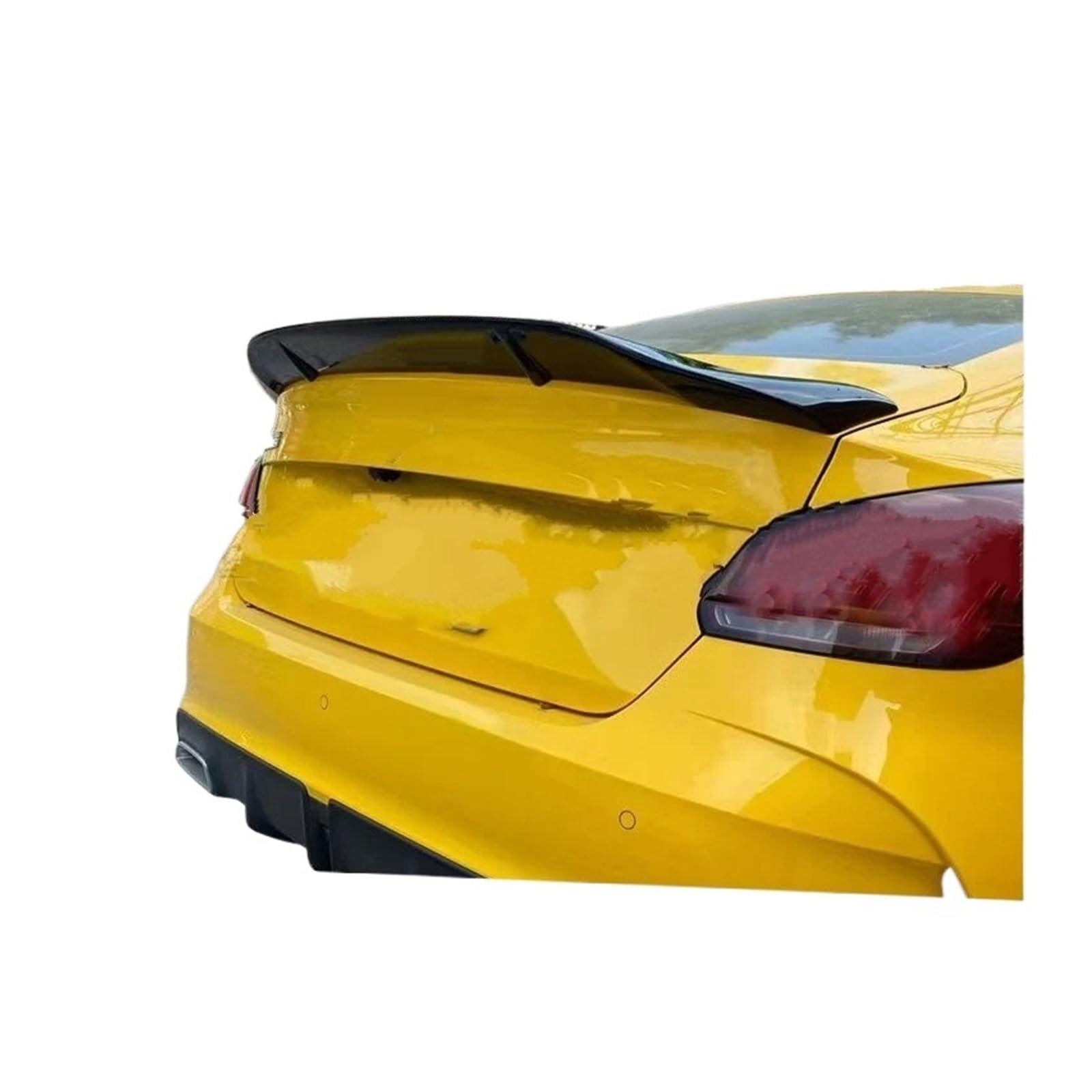 Spoiler Für Morris Für Garagen MG5 2021 2022 2023 Spoiler Heckflügel Glänzend Schwarz Auto Heckflosse Zubehör Spoiler Wing(Yellow) von WLNWERDPKK