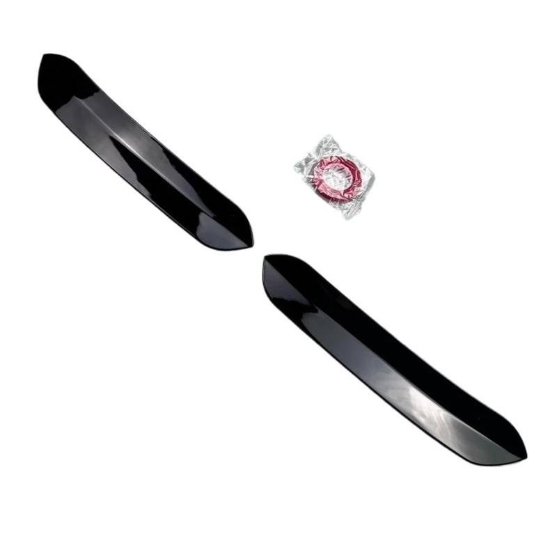 Spoiler Für Polo MK5 6R 6C Für GTI 2009-2017 Für Dachspoiler-Erweiterungen Klappen Heckflügel Winglets Body Kit Spoiler Wing(Shiny Black) von WLNWERDPKK