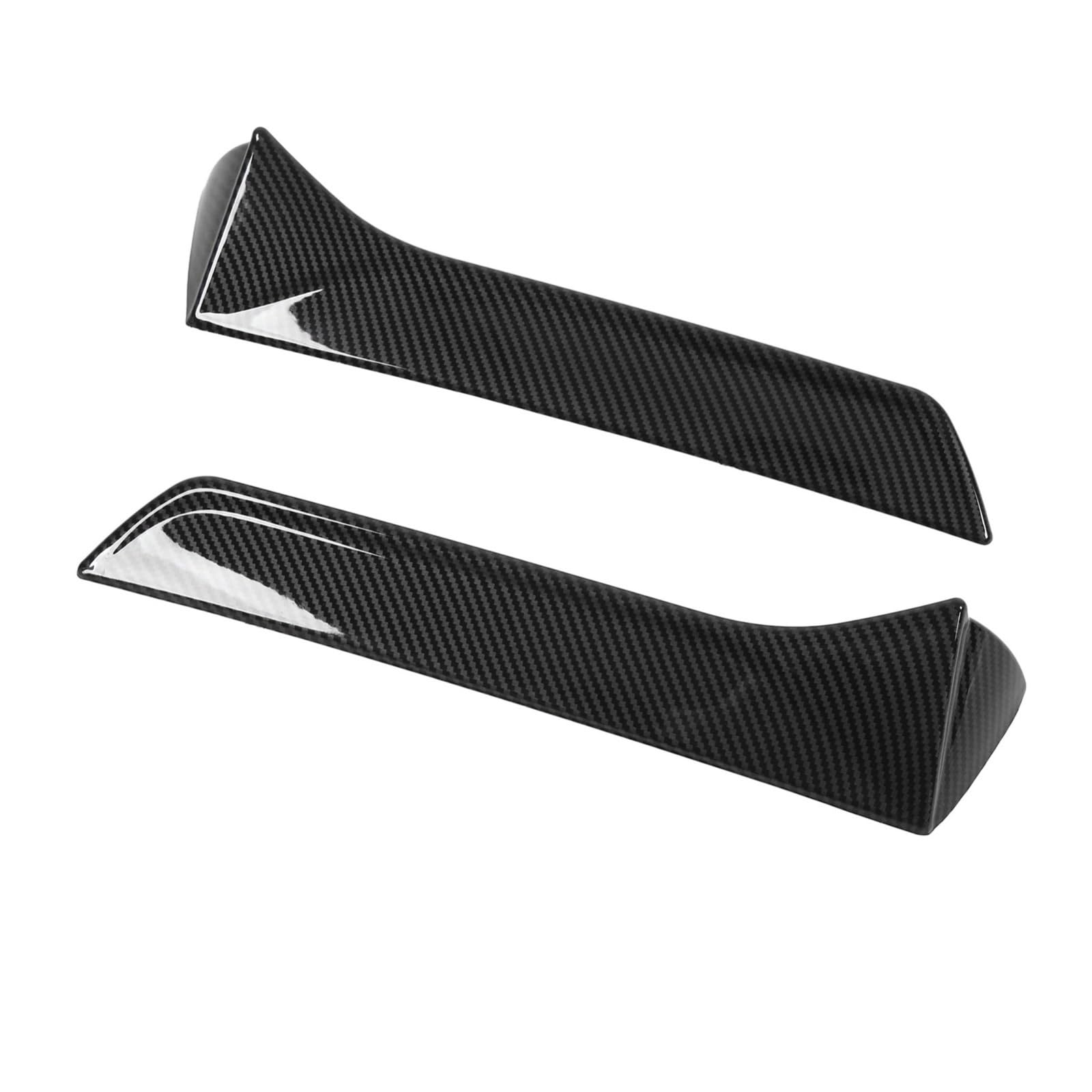Spoiler Für SEAT Für Leon 5F Für FR Mk3 MK3.5 2013‑2021 2-teilige Heckscheiben-Seitensplitterflügel-Außenverkleidung Spoiler Wing(Carbon Fiber Print) von WLNWERDPKK