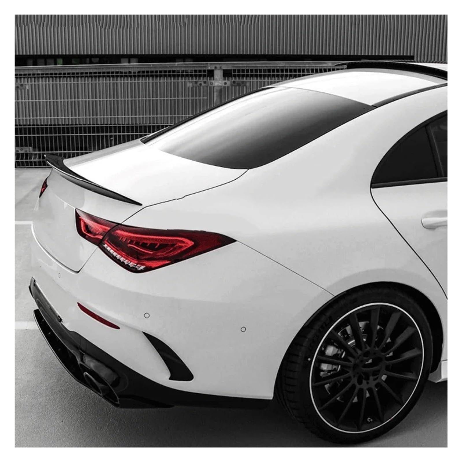 Spoiler Für W118 C118 Für CLA 35/45/180/200 CLA250 Für AMG Für Linie 2019-2024 Auto Lip Spoiler Hinten Stamm Spoiler Schwanz Flügel Spoiler Wing(Unpainted) von WLNWERDPKK