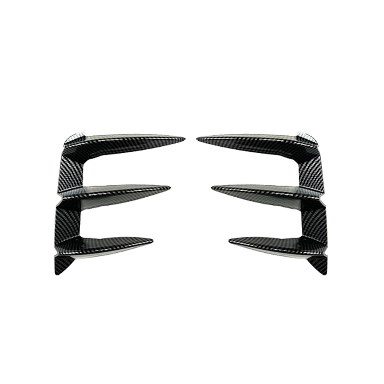 Spoiler Für X3 G01 LCI Für M Für Sport 2022 2023 2024 Auto Heckstoßstange Seitenverkleidung Canard Kofferraum Kofferraumspoilerabdeckung Spoiler Wing(Carbon Fiber Look) von WLNWERDPKK