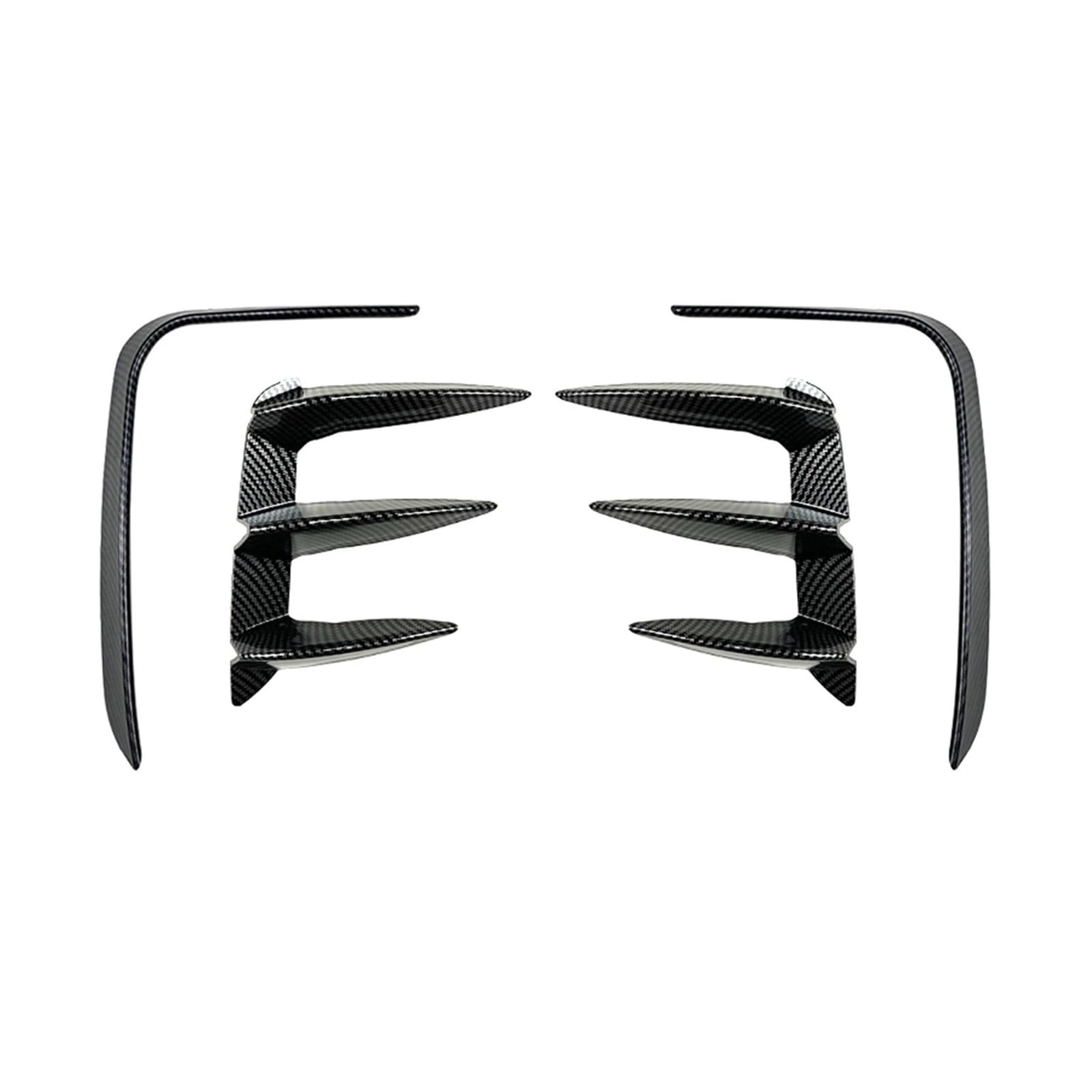 Spoiler Für X3 G01 LCI Für M Für Sport 2022 2023 2024 Auto Hinten BumperSpoiler & Seite Vent Splitter Trim Spoiler Wing(Carbon Fiber Look) von WLNWERDPKK