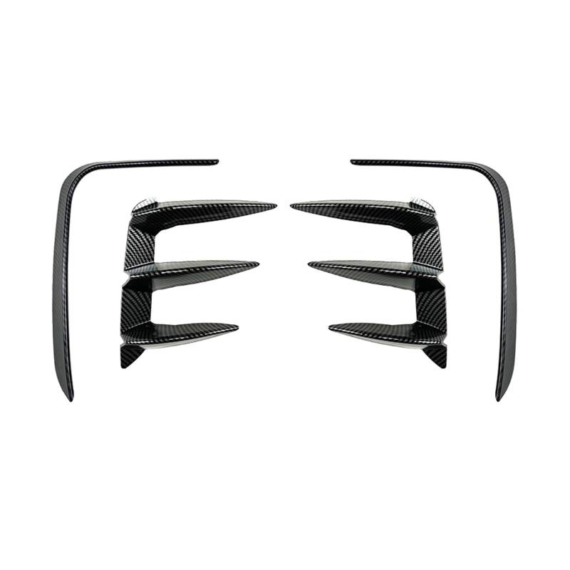 Spoiler Für X3 G01 LCI Für M Für Sport 2022 2023 2024 Auto Hinten BumperSpoiler & Seite Vent Splitter Trim Spoiler Wing(Carbon Fiber Look) von WLNWERDPKK