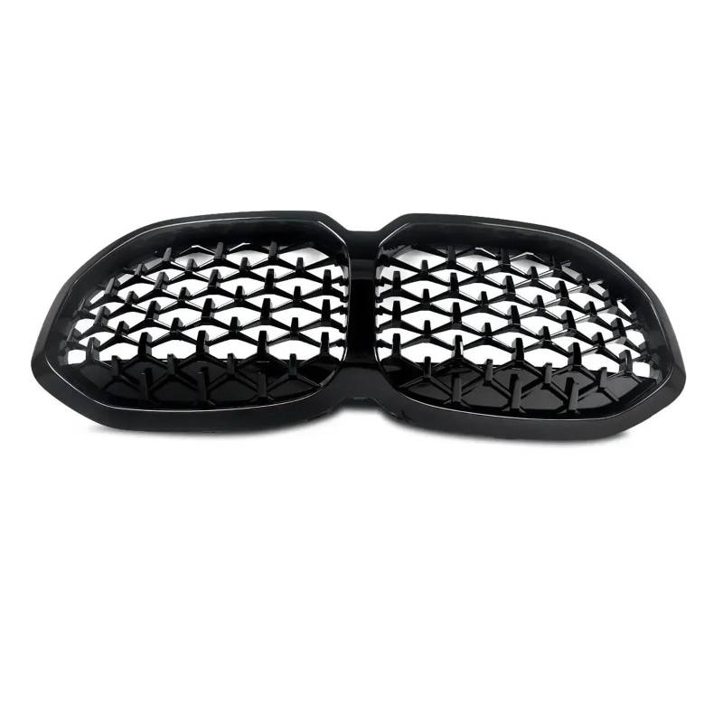 Sport Kühlergrill 1 STÜCKE FÜR 1ER F40 2020+ Auto SCHWARZ Glanz Grill Frontstoßstangengrill ABS Diamant-Stil VORNE NIERE Grill Zubehör Kühlergrill von WLNWERDPKK