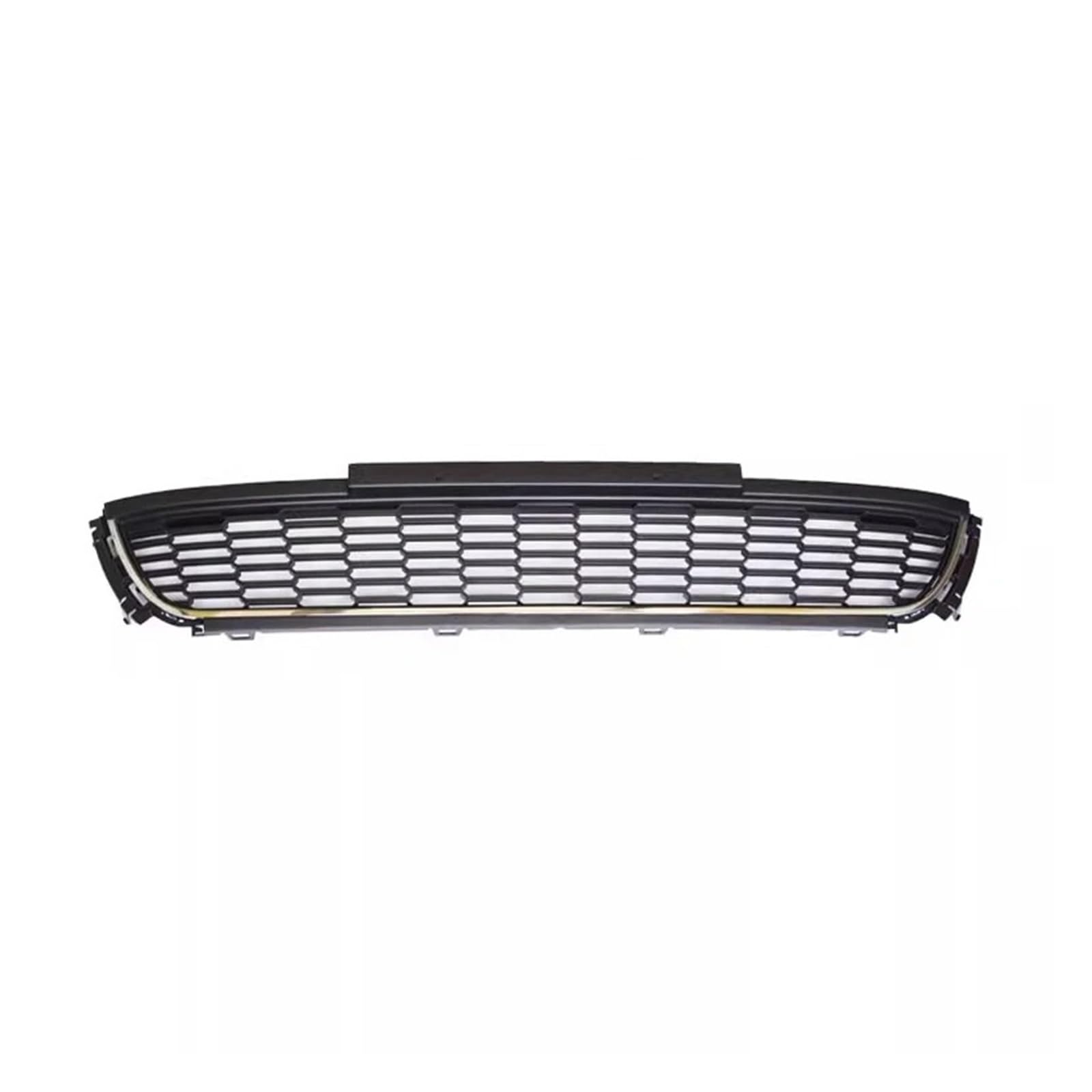 Sport Kühlergrill 1 STÜCKE Für Polo Fließheck 2011 2012 2013 Auto Frontstoßstangengrill Racing Grill Abdeckung Streifen 6RD853677 Kühlergrill(Chrome) von WLNWERDPKK