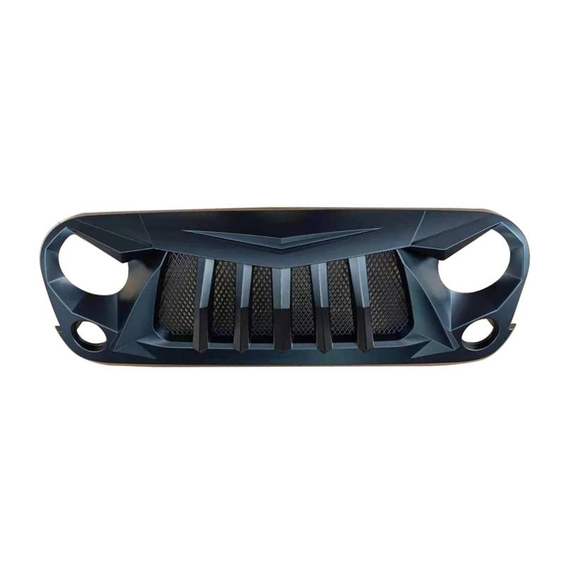 Sport Kühlergrill 1 Set Für Wrangler Für JK J380 2007-2014 2015 2016 2017 Auto Kühlergrill Schwarz ABS Front Grill Ersatz Grille Kühlergrill von WLNWERDPKK