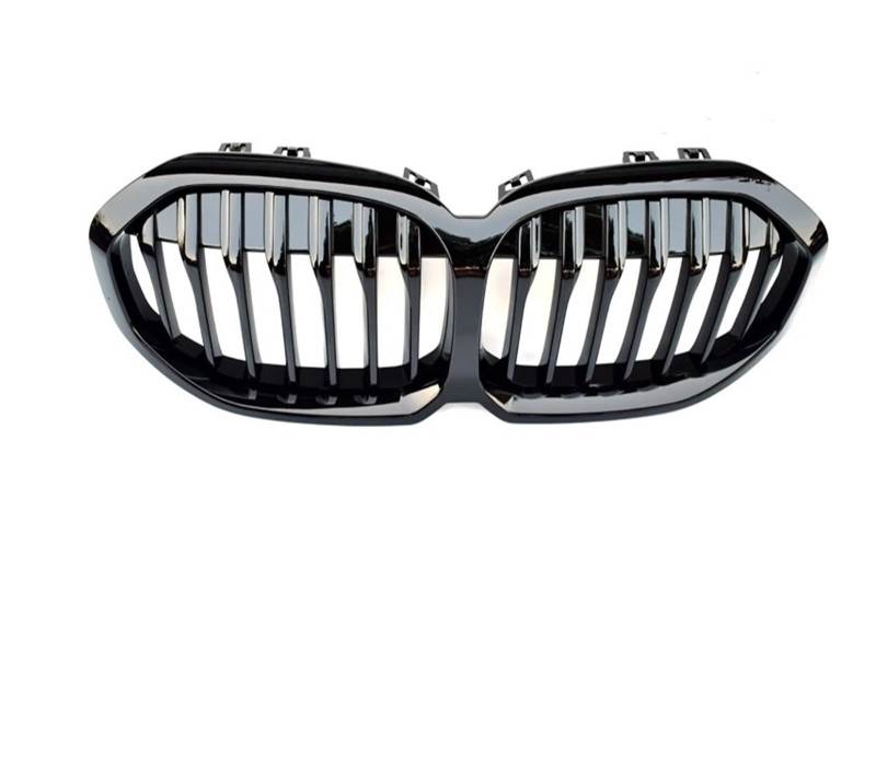 Sport Kühlergrill Für 1er F40 2019-2024 Auto-Renngrills Frontstoßstangengrill Nierengrill Glänzend Schwarz ABS-Kunststoff Klavierzubehör Kühlergrill von WLNWERDPKK