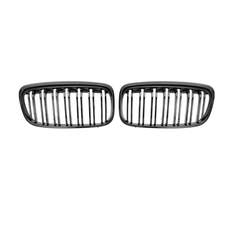 Sport Kühlergrill Für 2er F45 F46 2014-2020 Auto-Ersatzgrill Schwarz Glänzend Nierengitter Frontstoßstangengitter Renngrill Kühlergrill(Dual Slat 14-18) von WLNWERDPKK