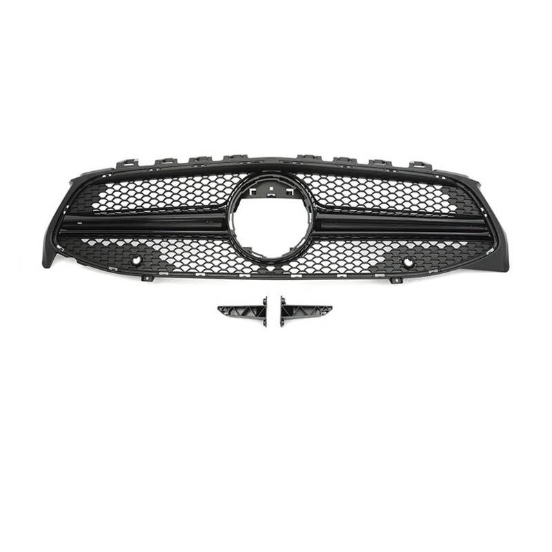 Sport Kühlergrill Für CLA Für GT Diamond Für W118 CLA180 CLA200 CLA250 CLA260 CLA45 2019-2023 Frontstoßstangengrill Schwarz Silber Kühlergrill(C Blk WO) von WLNWERDPKK