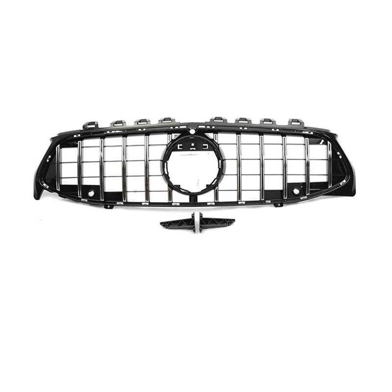 Sport Kühlergrill Für CLA Für GT Diamond Für W118 CLA180 CLA200 CLA250 CLA260 CLA45 2019-2023 Frontstoßstangengrill Schwarz Silber Kühlergrill(G Chrome with) von WLNWERDPKK