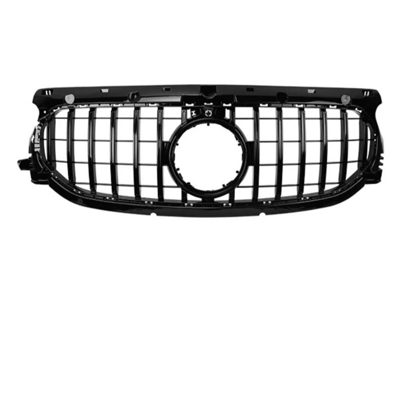 Sport Kühlergrill Für GLA-Klasse H247 GLA250 GLA200 Linie GTR-Stil 2020 2021 2022 2023 2024 Auto-Frontstoßstangengrill Frontkühlergrills Kühlergrill(Black) von WLNWERDPKK