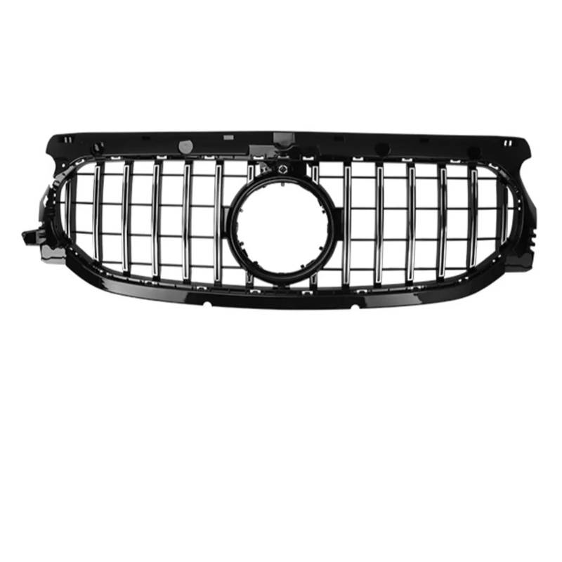 Sport Kühlergrill Für GLA-Klasse H247 GLA250 GLA200 Linie GTR-Stil 2020 2021 2022 2023 2024 Auto-Frontstoßstangengrill Frontkühlergrills Kühlergrill(Silver) von WLNWERDPKK