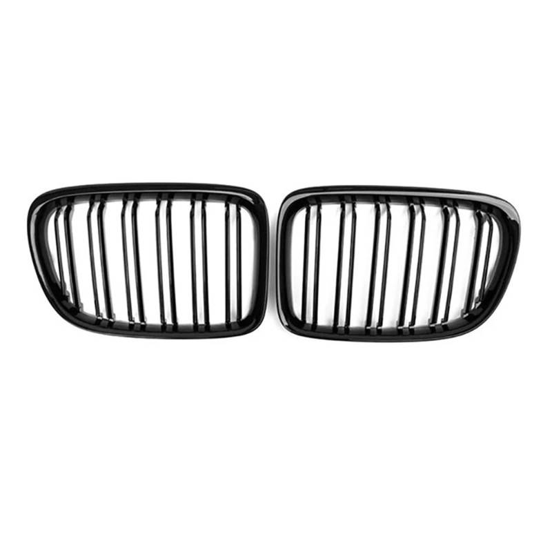 Sport Kühlergrill Für X1-Serie E84 SDrive XDrive 2009-2015 2014 Auto Glänzend Schwarz Frontstoßstange Dual Lamellen Front Nierengrill Kühlergrill von WLNWERDPKK