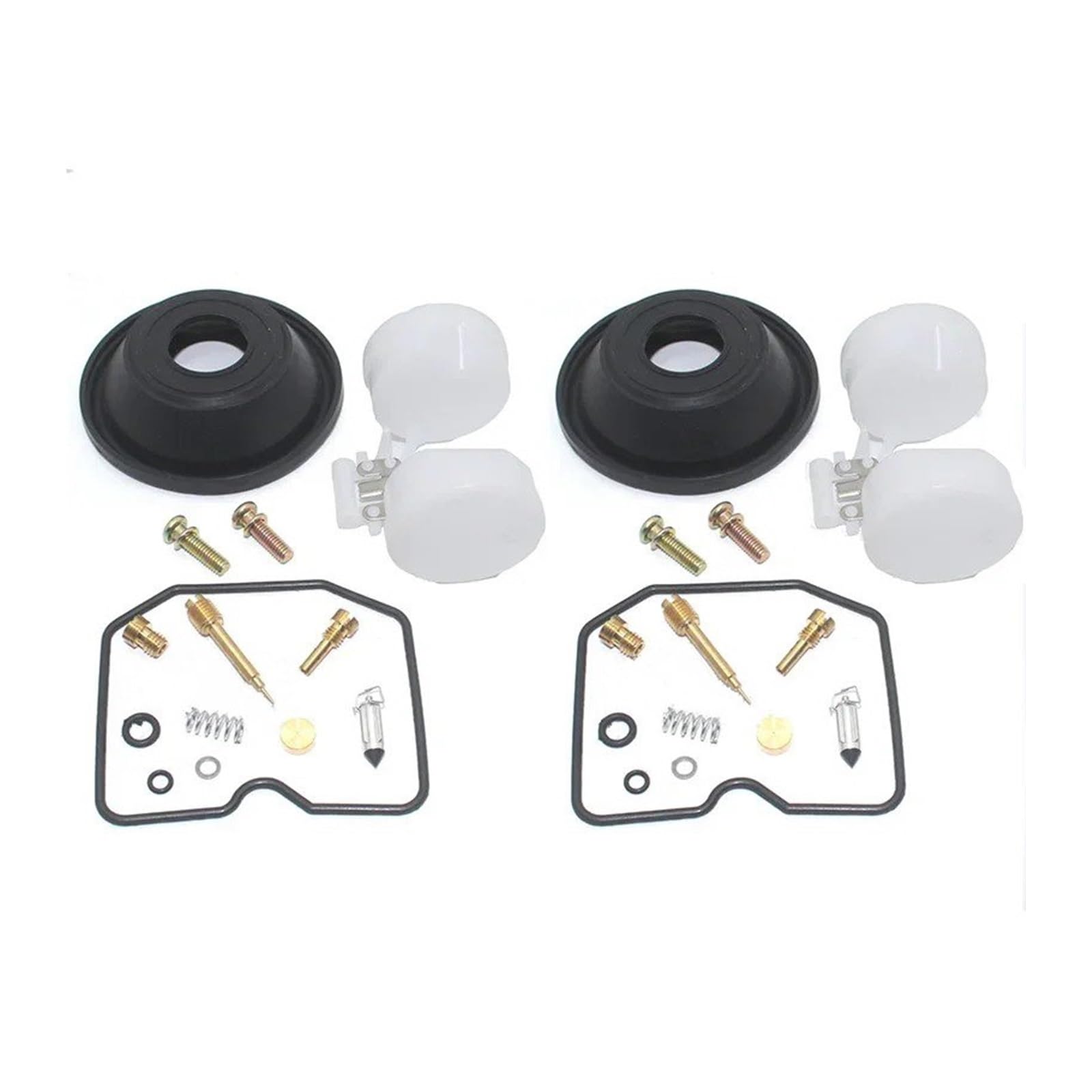 Vergaser Kit Für EX250 Für Ninja 250R 2008-2012 Für EX 250 250E Motorrad Vergaser Reparatur Kit Wichtigsten Schwimmer Ventile Kammer Dichtungen Vergaser Motoren(2) von WLNWERDPKK