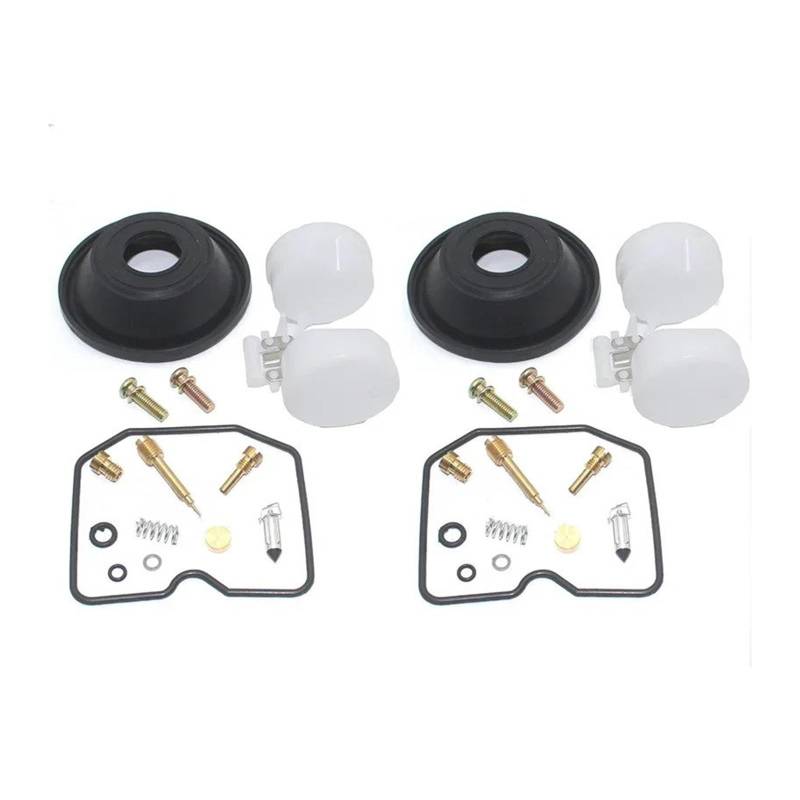 Vergaser Kit Für EX250 Für Ninja 250R 2008-2012 Für EX 250 250E Motorrad Vergaser Reparatur Kit Wichtigsten Schwimmer Ventile Kammer Dichtungen Vergaser Motoren(2) von WLNWERDPKK