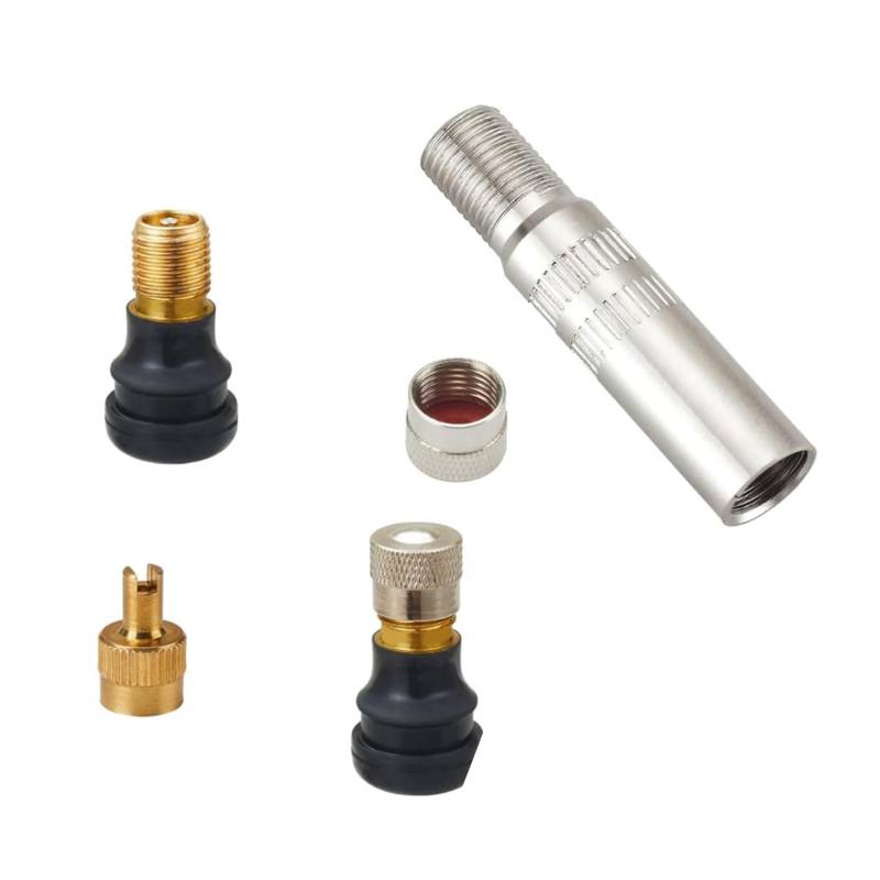 2 Stück Tubeless Ventil, Extenderventil, E-Scooter Ventilverlängerungs Adapter, Roller Zubehör für Segway, Ninebot Max G30, G30d, Trittbrett Vmax Vx2, Xiaomi M365, Pro, Pro2, 1s von WLVinson