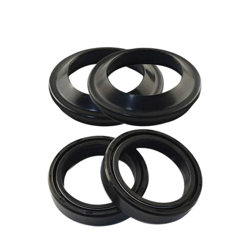 43X55X11 for 749R 2005 FZ6 2001-2007 Moto Gabel Stoßdämpfer Staub Dichtung Öl Dichtungen(Dust Oil Seals Set) von WLWLNUXI