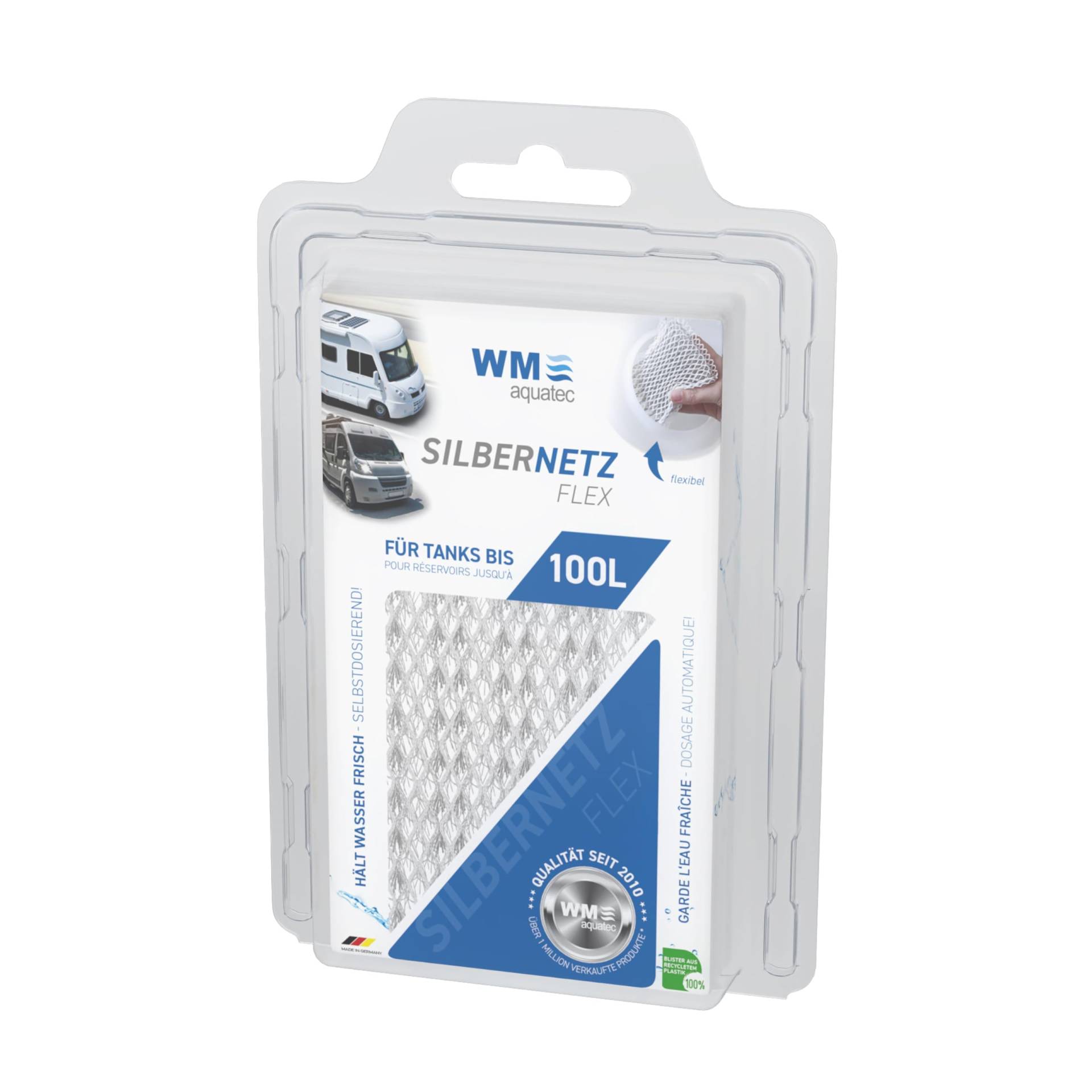 WM aquatec Silbernetz Flex SIPA80 | Wasserkonservierung für Tanks bis 100 L | konserviert 5000L Wasser durch automatische Dosierung von reinen Silberionen | Made in Germany WM aquatec Silbernetz Flex SIPA80 | Wasserkonservierung für Tanks bis 100 L | konserviert 5000L Wasser durch automatische Dosierung von reinen Silberionen | Made in Germany von WM aquatec