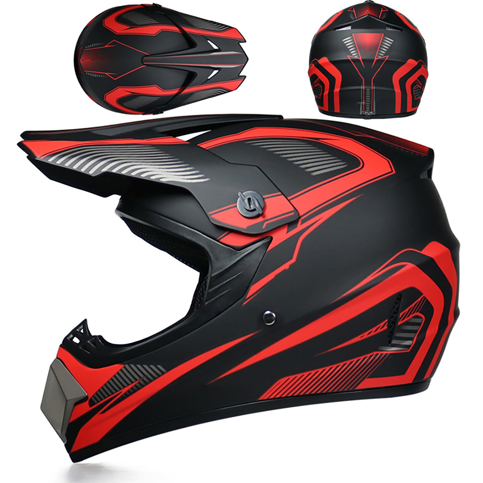 WMDMJT Motocross Helm Vollgesichtshelm Für Erwachsene Jugend Männer Frauen Motorrad MTB Downhill Offroad Mit Schutzbrille Handschuhen Maske Schutz Ausrüstung,H-XL WMDMJT Motocross Helm Vollgesichtshelm Für Erwachsene Jugend Männer Frauen Motorrad MTB Downhill Offroad Mit Schutzbrille Handschuhen Maske Schutz Ausrüstung,H-XL von WMDMJT