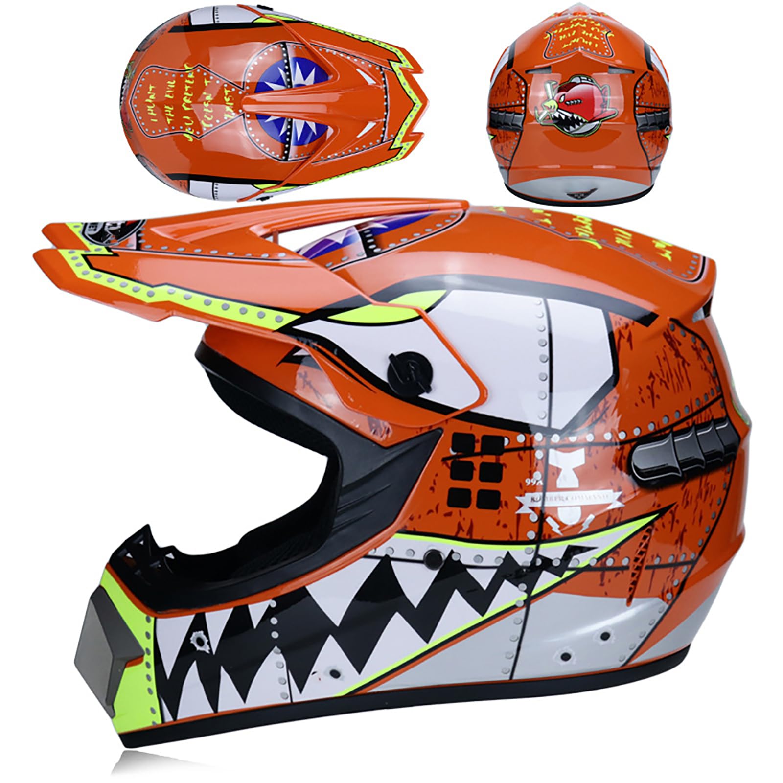 WMDMJT Motocross Helm Vollgesichtshelm Für Erwachsene Jugend Männer Frauen Motorrad MTB Downhill Offroad Mit Schutzbrille Handschuhen Maske Schutz Ausrüstung,a-XL WMDMJT Motocross Helm Vollgesichtshelm Für Erwachsene Jugend Männer Frauen Motorrad MTB Downhill Offroad Mit Schutzbrille Handschuhen Maske Schutz Ausrüstung,a-XL von WMDMJT