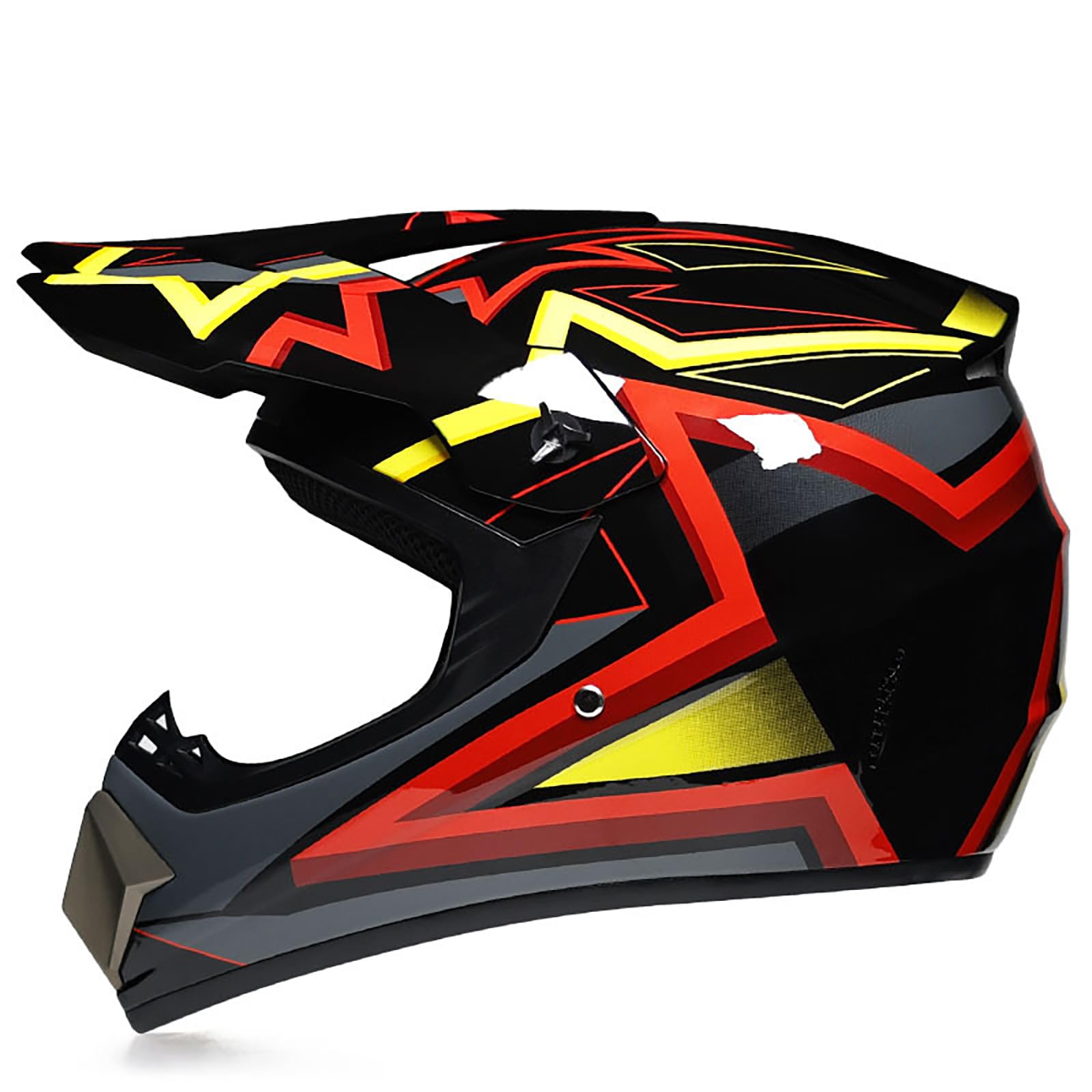 WMDMJT Motocross Vollvisierhelm Für Kinder Und Erwachsene, Leichter ATV Dirtbike Motorradhelm, Offroad Sturzhelm Für Downhill Enduro Rennen MTB Roller Quad,Red1-L WMDMJT Motocross Vollvisierhelm Für Kinder Und Erwachsene, Leichter ATV Dirtbike Motorradhelm, Offroad Sturzhelm Für Downhill Enduro Rennen MTB Roller Quad,Red1-L von WMDMJT