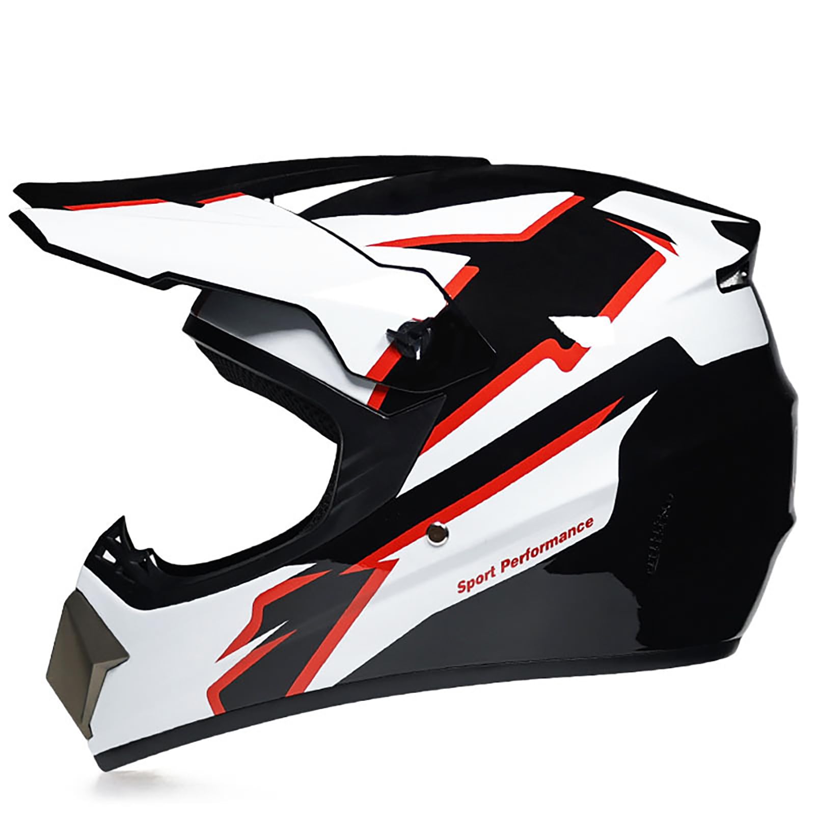 WMDMJT Motocross Vollvisierhelm Für Kinder Und Erwachsene, Leichter ATV Dirtbike Motorradhelm, Offroad Sturzhelm Für Downhill Enduro Rennen MTB Roller Quad,White3-XL WMDMJT Motocross Vollvisierhelm Für Kinder Und Erwachsene, Leichter ATV Dirtbike Motorradhelm, Offroad Sturzhelm Für Downhill Enduro Rennen MTB Roller Quad,White3-XL von WMDMJT