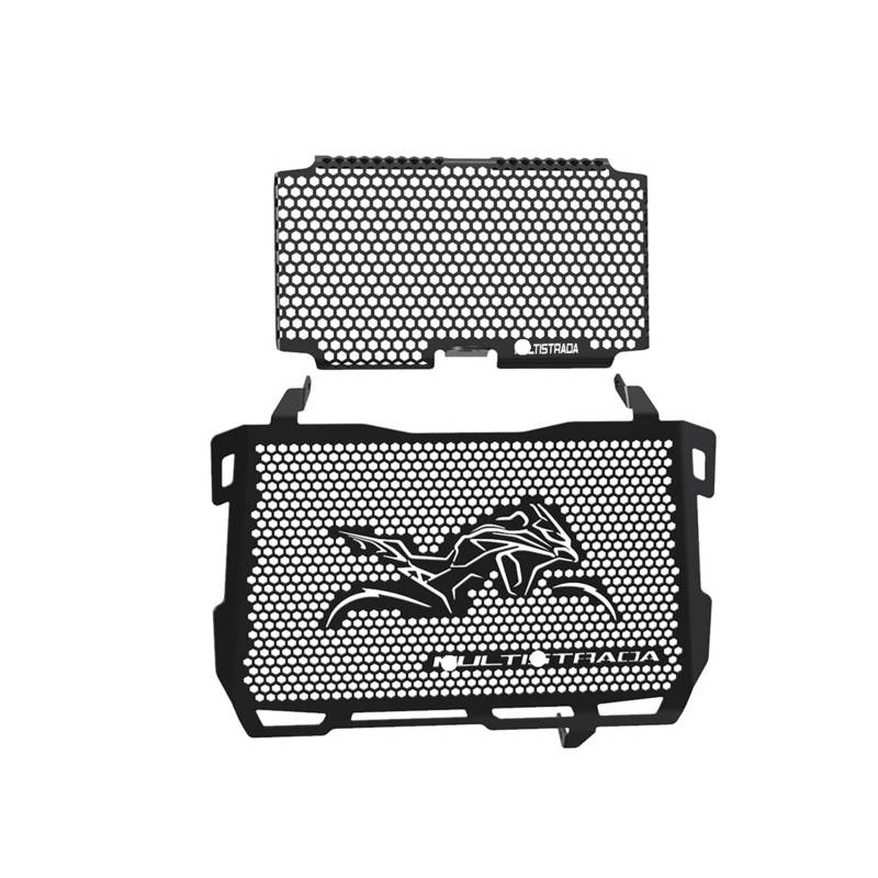 Motorrad Kühlergrill Abdeckung 2022-2023-2024 Für Du&Cati Für MultiStrada V2 S Kühlergrill Wache Motoröl Kühler Schutz Motorrad Zubehör von WMGYESNXL