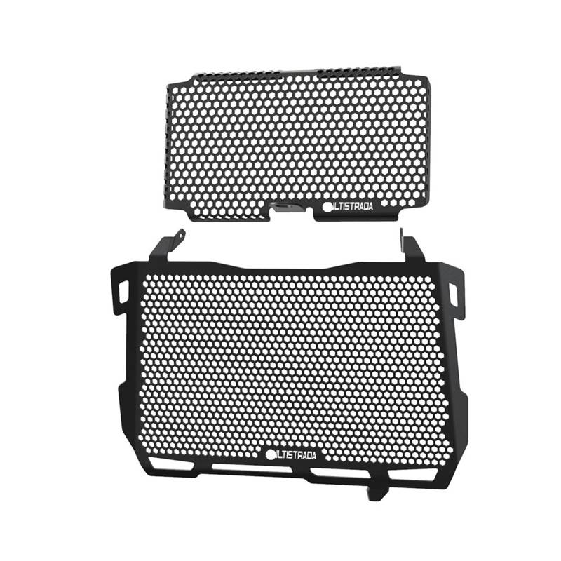 Motorrad Kühlergrill Abdeckung 2022-2023-2024 Für Du&Cati Für MultiStrada V2 S Kühlergrill Wache Motoröl Kühler Schutz Motorrad Zubehör von WMGYESNXL