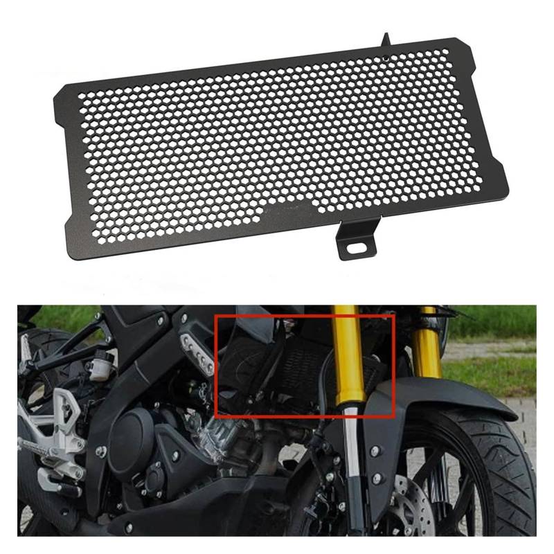 Motorrad Kühlergrill Abdeckung Motorradzubehör Kühlergrillschutz Schutzabdeckungen Für Ya&maha M-SLAZ 150 MSLAZ 150 MT15 MT-15 V1 V2 2018 19-2024 von WMGYESNXL