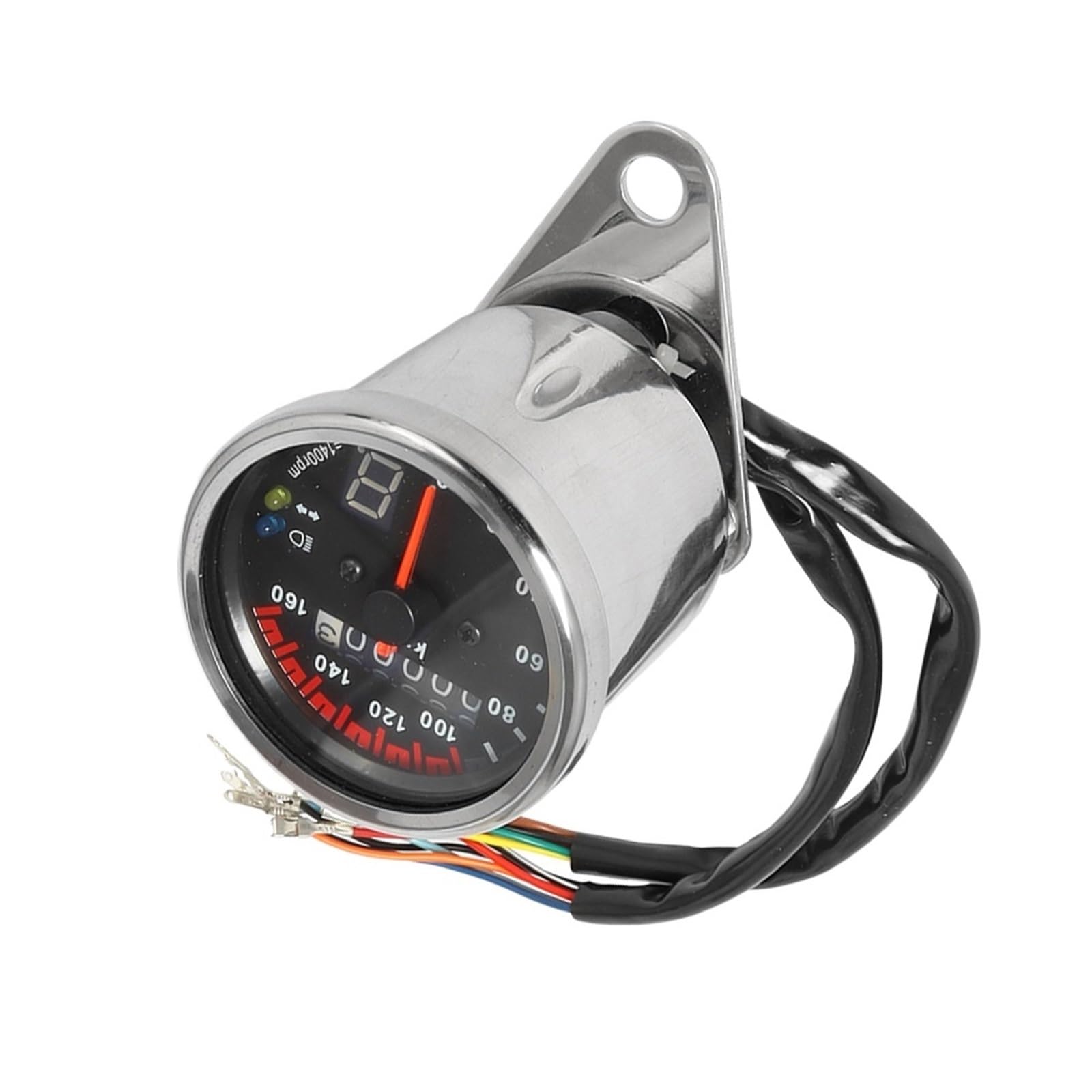 Motorrad Tachometer 12V Motorrad-Tachometer, Kilometerzähler, Digitalanzeige, Dual-Geschwindigkeitsmesser, Universeller Drehzahlmesser, Stundenzähler, Motorrad Tachometer 12V Motorrad-Tachometer, Kilometerzähler, Digitalanzeige, Dual-Geschwindigkeitsmesser, Universeller Drehzahlmesser, Stundenzähler, von WMGYESNXL